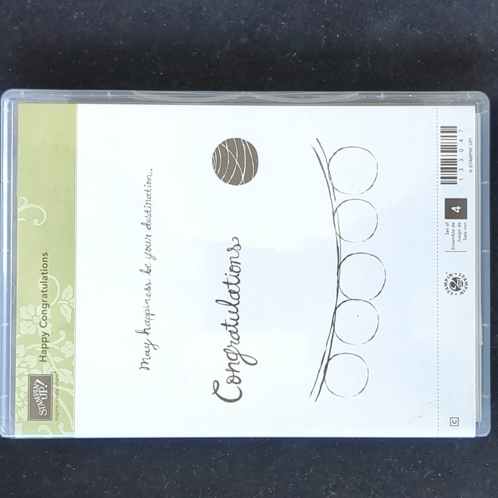 Happy Congratulations Stampin Up stamp set